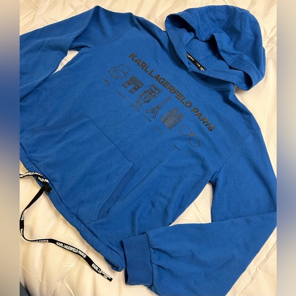 Karl Lagerfeld Tops - Karl Lagerfeld Ladies Hooded Sweatshirt